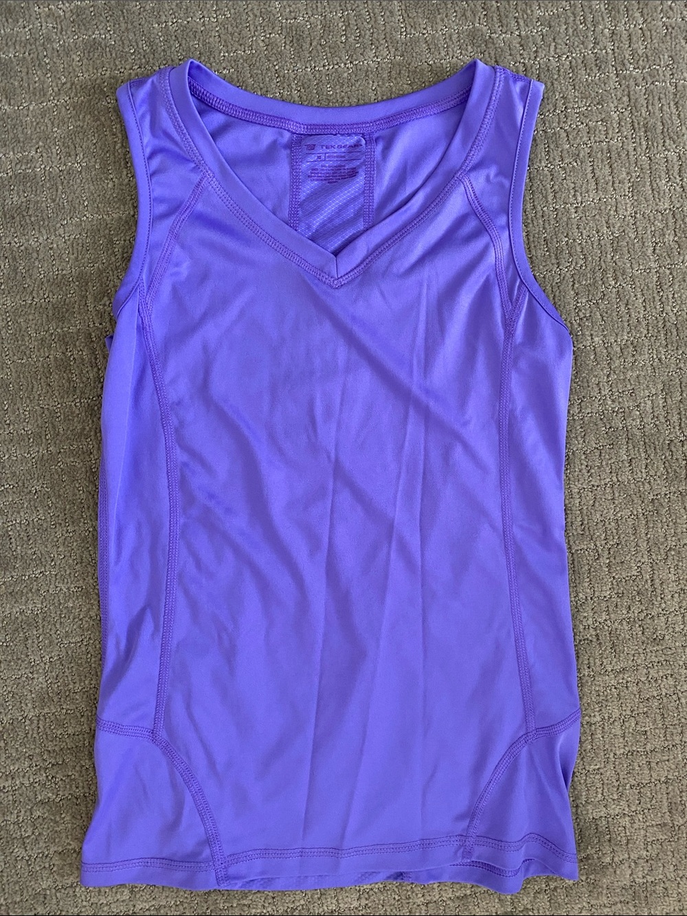 tek gear Lavender V-Neck Performance Tank
